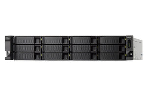 QNAP TL-R1200C-RP Boîtier de disques de stockage Boîtier disque dur/SSD Noir, Gris 2.5/3.5"