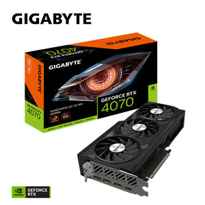 GIGABYTE GeForce RTX 4070 WINDFORCE OC V2 12G Carte graphique – 12GB GDDR6, 192-bit, PCI-E 4.0, 2490MHz Fréquence cœur, 3 x DisplayPort 1.4a, 1 x HDMI 2.1a, NVIDIA DLSS 3, GV-N4070WF3OCV2-12GD