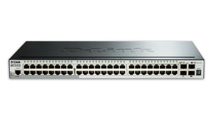 D-Link DGS-1510-52X commutateur réseau Géré L3 Gigabit Ethernet (10/100/1000) 1U Noir