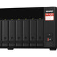 QNAP TS-873A NAS Tower Ryzen Embedded V1500B 8 Go DDR4 0 To QNAP Turbo System Noir