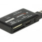 DeLOCK Lecteur de carte SuperSpeed USB 5 Gbps pour cartes de mémoire CF / SD / Micro SD / MS / M2 / xD