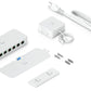 Ubiquiti Ultra 60W Géré L2 Gigabit Ethernet (10/100/1000) Connexion Ethernet, supportant l'alimentation via ce port (PoE) Blanc