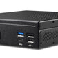 Shuttle Slim PC DH610S, S1700, 1x HDMI, 1x DP, 1x 2.5", 2x M.2, 1x LAN (Intel 1G), fonctionnement permanent 24/7, attaches VESA