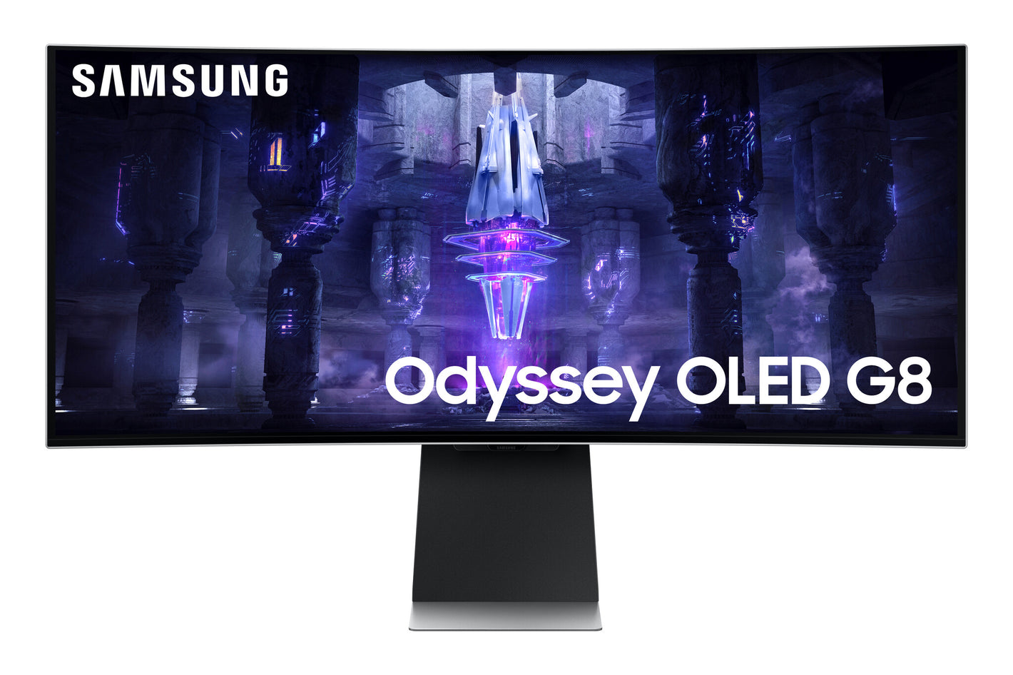 Samsung G85SB écran plat de PC 86,4 cm (34") 3440 x 1440 pixels UltraWide Quad HD OLED Argent