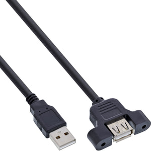 InLine 33440E câble USB 0,6 m Noir