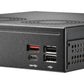Shuttle Slim PC DH810 , S1851, 1x HDMI (2.1), 1x DP, 1x USB-C (DP), 1x 2.5", 2x M.2, 2x LAN (Intel 1G + 2.5G), 2x COM, fonctionnement permanent 24/7, attaches VESA