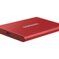 Samsung Portable SSD T7 500 Go USB Type-C 3.2 Gen 2 (3.1 Gen 2) Rouge