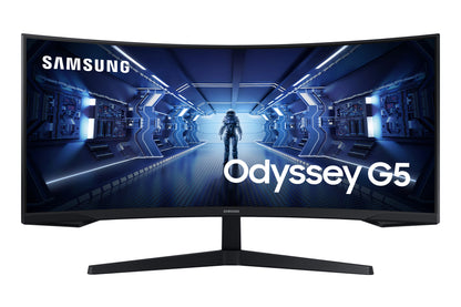 Samsung G55T écran plat de PC 86,4 cm (34") 3440 x 1440 pixels UltraWide Quad HD LED Noir