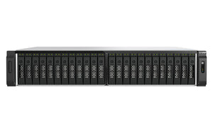 QNAP TS-H3077AFU-R7-64G serveur de stockage NAS Rack (2 U) AMD Ryzen™ 5 64 Go DDR5 0 To QuTS hero Noir, Métallique