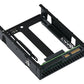 QNAP QDA-A2AR Boîtier de disques de stockage Boîtier disque dur/SSD Noir 2.5"