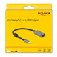 DeLOCK Adaptateur actif mini DisplayPort 1.4 à HDMI 4K 60 Hz (HDR)