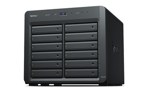Synology DX1215II Boîtier de disques de stockage Boîtier disque dur/SSD Noir 2.5/3.5"