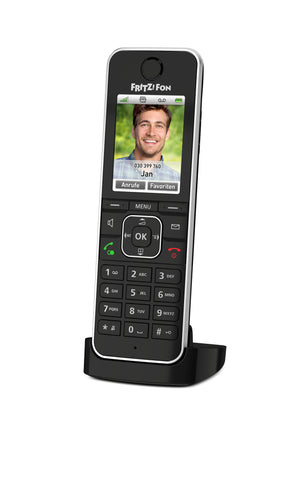 Fon FRITZ! C6 Téléphone DECT Identification de l'appelant Noir