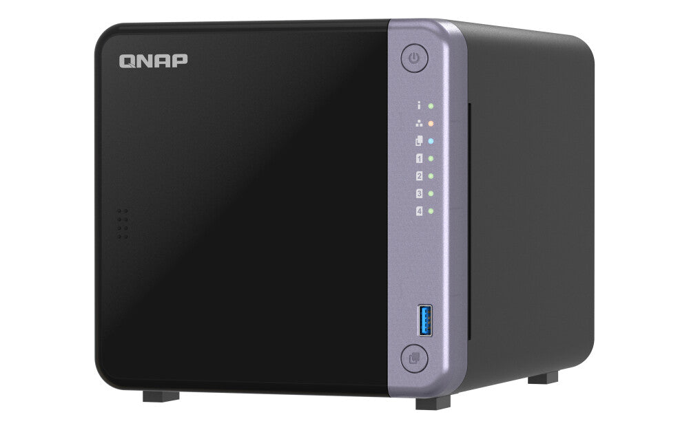 QNAP TS-432X-4G serveur de stockage NAS Tower Alpine Alpine AL-524 4 Go DDR4 QNAP QTS Noir