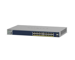 NETGEAR GS724TPv3 Géré L2 Gigabit Ethernet (10/100/1000) Connexion Ethernet, supportant l'alimentation via ce port (PoE) Gris