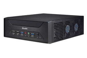 Shuttle XPC slim Barebone XH510G - S1200, Intel H510, 1xDP, 1xHDMI, 1x PCI-E 16X, 1x LAN, 1x 2.5", 2x M.2, fonctionnement permanent 24/7