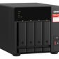 QNAP TS-473A NAS Tower Ryzen Embedded V1500B 8 Go DDR4 0 To QNAP Turbo System Noir