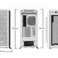 be quiet! Silent Base 802 Blanc | Boîtier PC ARGB vitré, Mini ITX / Micro ATX / ATX / E-ATX, 3 ventilateurs Pure Wings 140 mm