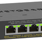 NETGEAR 5-Port Gigabit Ethernet High-Power PoE+ Plus Switch (GS305EPP) Géré L2/L3 Gigabit Ethernet (10/100/1000) Connexion Ethernet, supportant l'alimentation via ce port (PoE) Noir