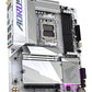 GIGABYTE B650E AORUS ELITE X AX ICE Carte mère - AMD Ryzen série 9000, VRM 12+2+2 phases, jusqu'à 8000 MHz DDR5 (OC), 1xPCIe 5.0 + 2xPCIe 4.0 M.2, LAN 2,5 GbE, WIFI 6E, USB 3.2 Gen 2