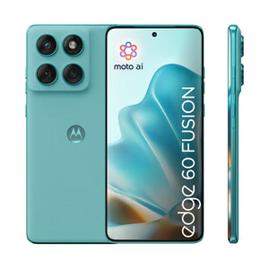 Motorola edge 60 fusion 16,9 cm (6.67") Double SIM Android 15 5G USB Type-C 8 Go 256 Go 5200 mAh Turquoise
