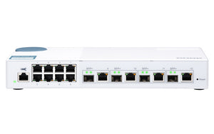 QNAP QSW-M408-4C commutateur réseau Géré L2 Gigabit Ethernet (10/100/1000) Blanc