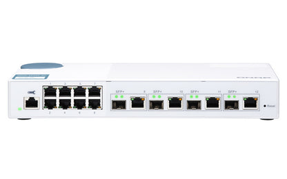 QNAP QSW-M408-4C commutateur réseau Géré L2 Gigabit Ethernet (10/100/1000) Blanc