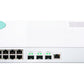 QNAP QSW-308-1C commutateur réseau Non-géré Gigabit Ethernet (10/100/1000) Blanc