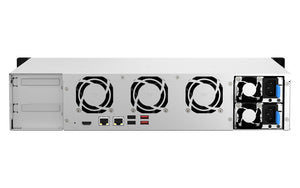 QNAP TS-864EU-RP-8G serveur de stockage NAS Rack (2 U) Intel® Celeron® N5095 8 Go DDR4 0 To QNAP Turbo System Noir