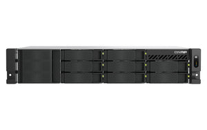 QNAP TS-855EU-RP NAS Rack (2 U) Intel Atom® C5125 8 Go DDR4 0 To QuTS hero Noir