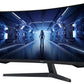 Samsung G55T écran plat de PC 86,4 cm (34") 3440 x 1440 pixels UltraWide Quad HD LED Noir