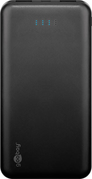 Goobay 40891 banque d'alimentation électrique Lithium Polymère (LiPo) 10000 mAh Noir
