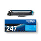 Brother TN-247C - Cartouche de toner originale – Cyan