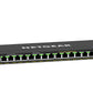 NETGEAR GS316EP-100PES commutateur réseau Géré Gigabit Ethernet (10/100/1000) Connexion Ethernet, supportant l'alimentation via ce port (PoE) Noir