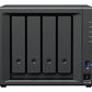Synology DiskStation DS925+ serveur de stockage NAS Ryzen Embedded V1500B 4 Go DDR4 0 To Noir