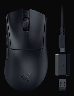 Razer DeathAdder V3 HyperSpeed souris Gaming Droitier RF Wireless + USB Type-C Optique 26000 DPI