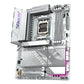 GIGABYTE X870E AORUS ELITE WIFI7 ICE Carte mère - Prend en charge les processeurs AMD Ryzen 9000, VRM numérique 16+2+2 phases, jusqu'à 8200 MHz DDR5 (O.C.), 3x PCIe 5.0 + 1x PCIe 4.0, Wi-Fi 7, LAN 2.5 GbE, USB 4
