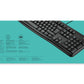 Logitech Keyboard K120 for Business clavier Universel USB AZERTY Français Noir