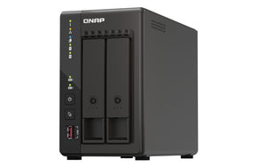QNAP TS-253E NAS Tower Intel® Celeron® J6412 8 Go 0 To QNAP QTS Noir