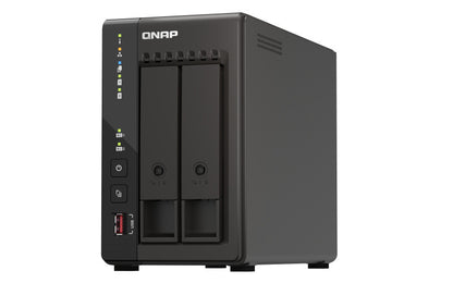 QNAP TS-253E NAS Tower Intel® Celeron® J6412 8 Go 0 To QNAP QTS Noir