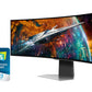 Samsung G95SC écran plat de PC 124,5 cm (49") 5120 x 1440 pixels Dual QHD OLED Argent