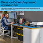 HP OfficeJet Pro 9110b Sans fil Couleur Imprimante, Impression recto-verso