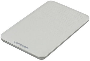 LC-Power LC-25WU3 Boîtier de disques de stockage Aluminium, Blanc 2.5" Alimenté par port USB