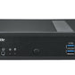 Shuttle XPC slim Barebone DL30N, Intel N100, 1x DDR5, 2x LAN (2x 2.5Gbit), 2xCOM,1xHDMI,1xDP, 1x VGA, fanless, fonctionnement permanent 24/7