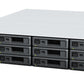 Synology RackStation RS2423RP+ serveur de stockage NAS Rack (2 U) Ryzen Embedded V1780B 8 Go DDR4 0 To DiskStation Manager Noir, Gris