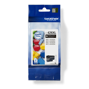 Brother LC426XLBK - Cartouche d'encre XL transparente et durable - Noir