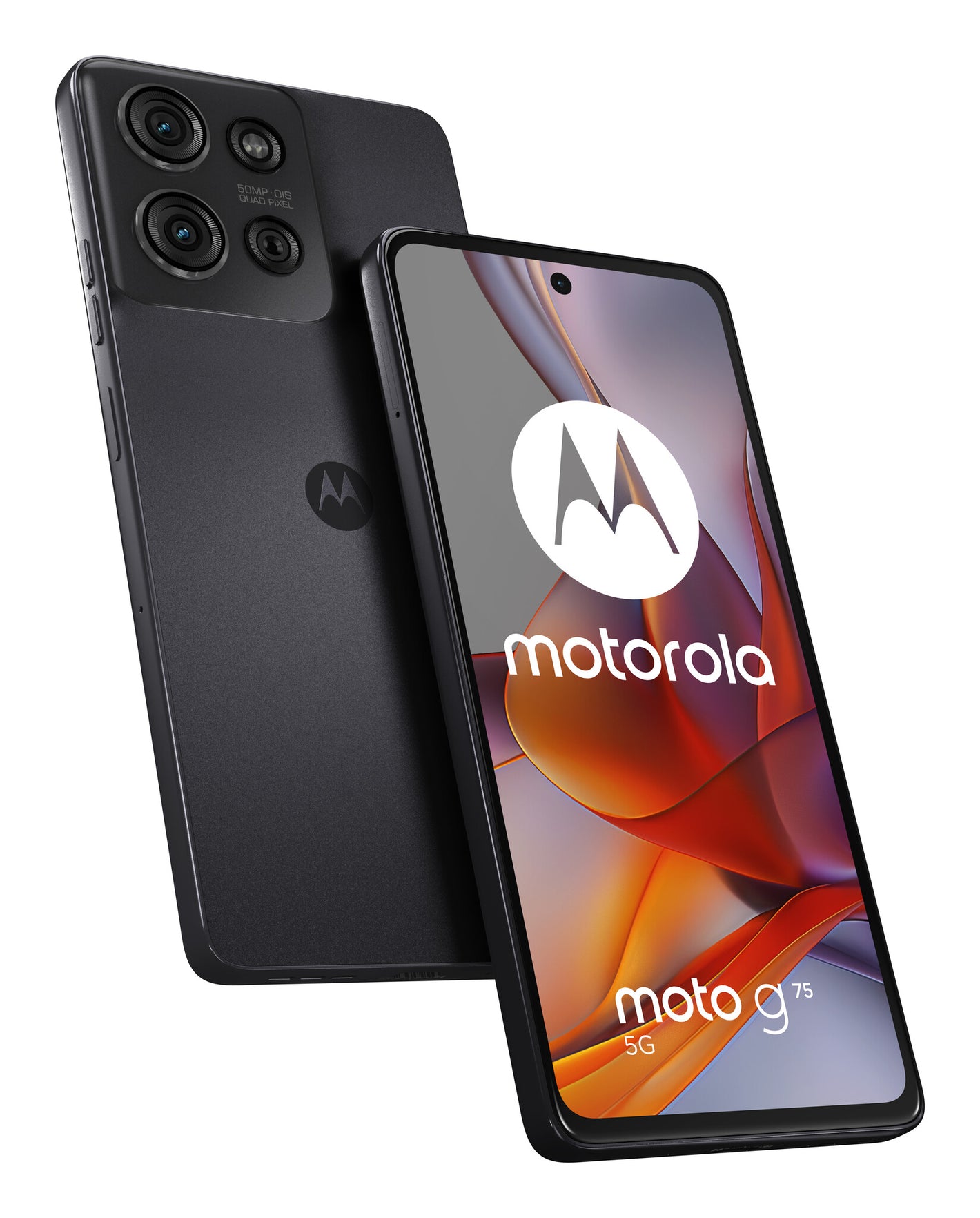 Motorola moto g75 5G 17,2 cm (6.78") Double SIM hybride Android 14 USB Type-C 8 Go 256 Go 5000 mAh Gris