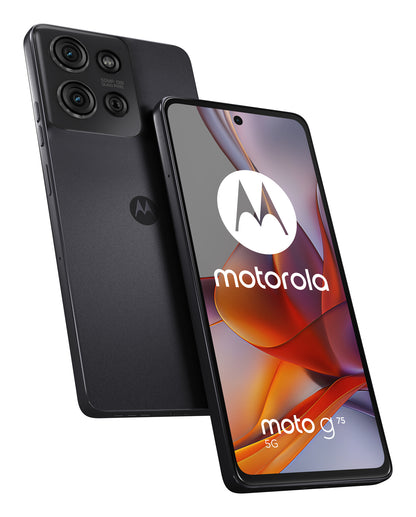 Motorola moto g75 5G 17,2 cm (6.78") Double SIM hybride Android 14 USB Type-C 8 Go 256 Go 5000 mAh Gris
