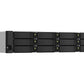 QNAP TS-1264U-RP NAS Rack (2 U) Intel® Celeron® 8 Go DDR4 0 To QNAP QTS Aluminium, Noir
