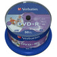 Verbatim DVD+R Wide Inkjet Printable No ID Brand 4,7 Go 50 pièce(s)